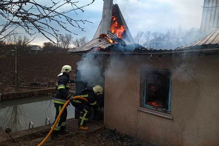 На Кам'янеччині горіла лазня