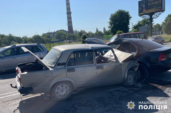 ДТП на проспекті Грушевського: травмовано четверо осіб