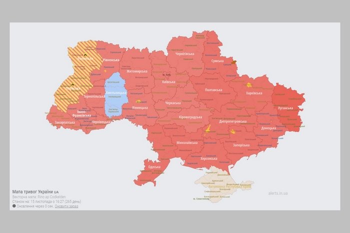 Постраждалі, ситуація з електрикою та робота ППО: Гамалій про наслідки ракетних ударів 15 листопада