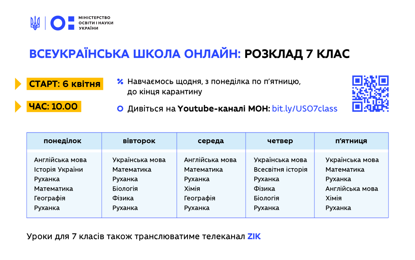 Розклад уроків "Всеукраїнської школи онлайн", фото-3 Розклад уроків "Всеукраїнської школи онлайн", фото-3