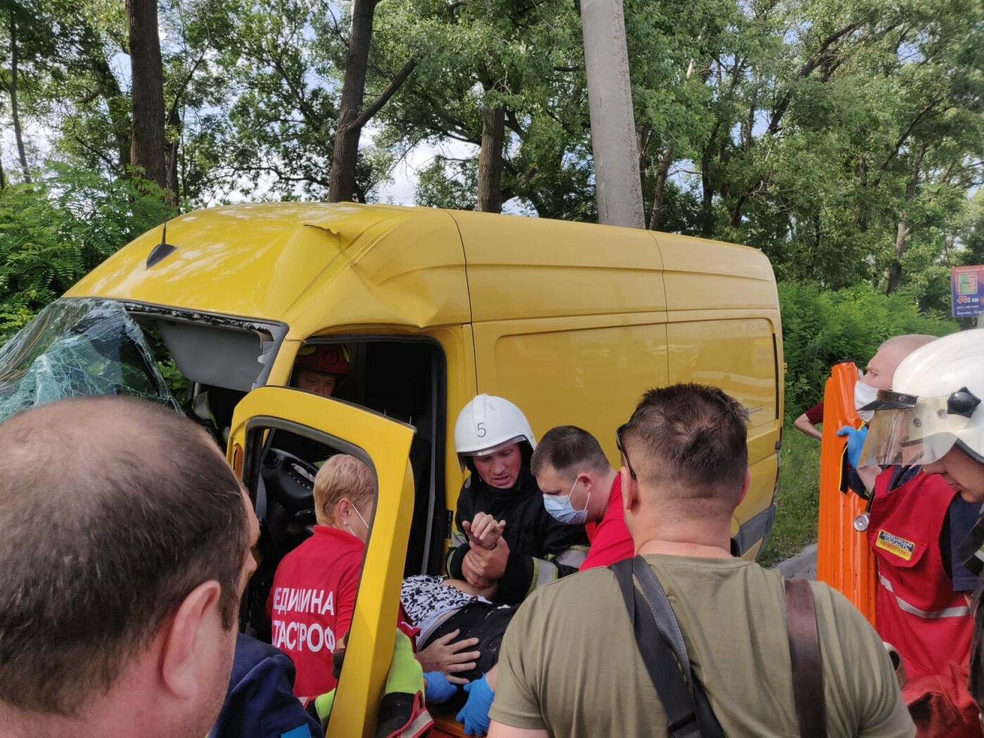 ДТП у Кам’янці-Подільському, Фото: пресслужба порятунку 101 Кам'янця-Подільського