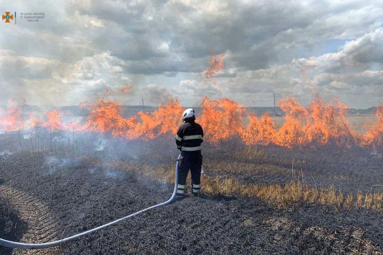 На Кам'янеччині ледь не згоріло 65 га хліба, фото-1, Фото: пресслужба порятунку 101 Кам'янця-Подільського