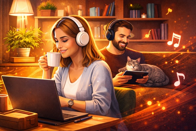 Музика онлайн для роботи та відпочинку вдома &mdash; слухати музику онлайн